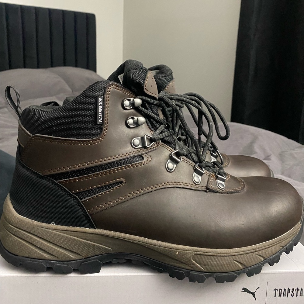 Eddie Bauer men’s winter boots waterproof size 11 brown